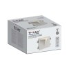 Oprawa gipsowa V-TAC kinkiet ścienny G9 biały 310x260 VT-11006 3 lata gwarancji
